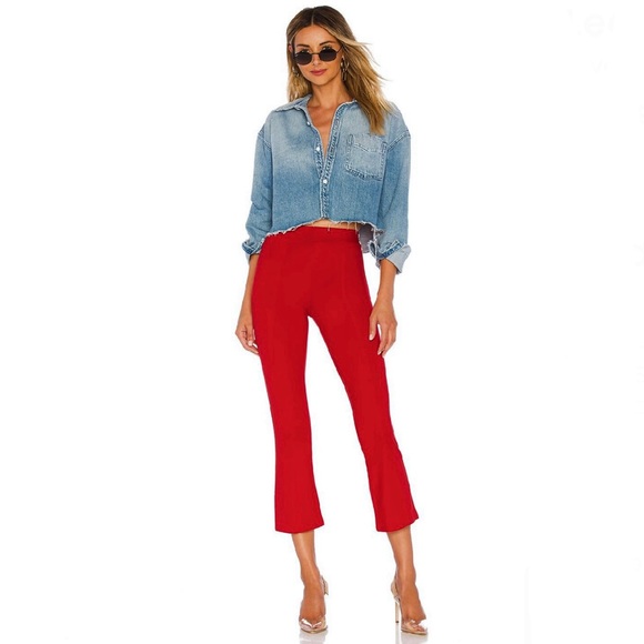 LOVERS + FRIENDS REVOLVE RED CROPPED PANTS - Picture 8 of 8